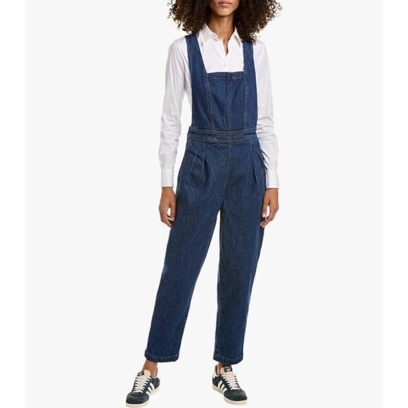 Madewell NWT tapered legs overall denim, Blue, Size 00 022 - Picture 1 of 11